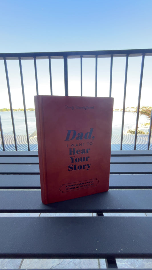 Family Legacy Journal for Dad - Guided Memory Keeper Gift with Writing Prompts